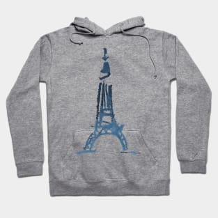 Eiffel Tower Abstract - Watercolor Hoodie